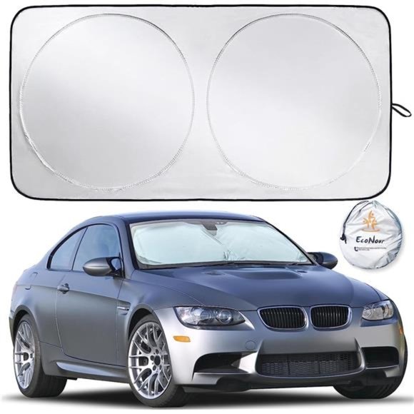 Car Windshield Sun Shade | Reflector Sunshade Offers Ultimate Protection - Picture 1 of 6